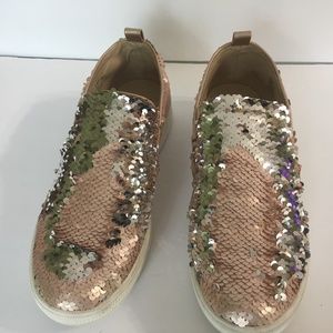Steve Madden EVANN Sequins Blush Slip-on Size 8.5